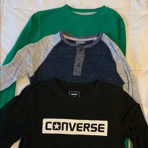 Long-sleeved fall tee lot!